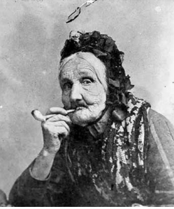 Ballantyne’s1906 portrait of a pipesmoking woman resident of Old Ottawa East.