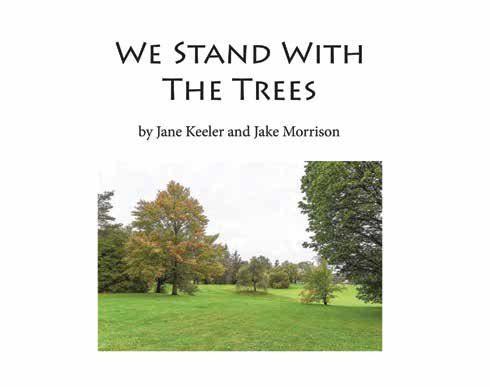Cover of the political portrait book We Stand With The Trees: Portraits of Trees and Their Defenders, release in May of 2022. Photo by Jake Morrison