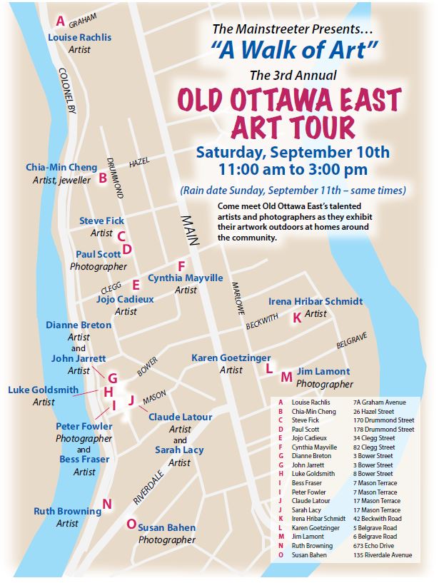 Old Ottawa East Art Tour 2