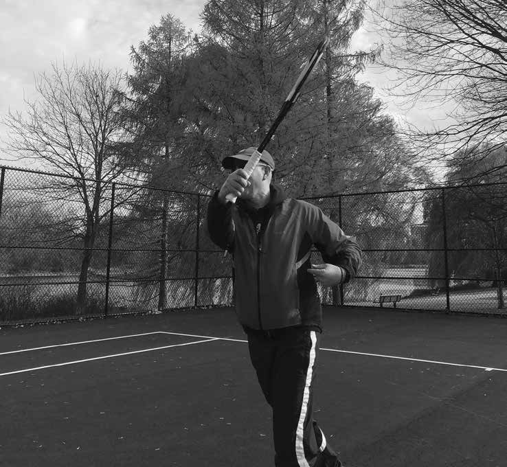 Racquet sport enthusiasts can rejoice over the newly resurfaced tennis and pickleball courts at Brantwood Park. Photo by Aliya Henderson