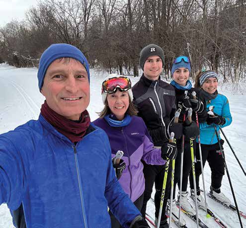 The Girgis/Scoggan Family are a close-knit and supportive bunch who pride themselves on their active lifestyle. From left to right: Hannes, Kylie, Karver, Abrie, and Kenzie.  Photo by Hannes Girgis 