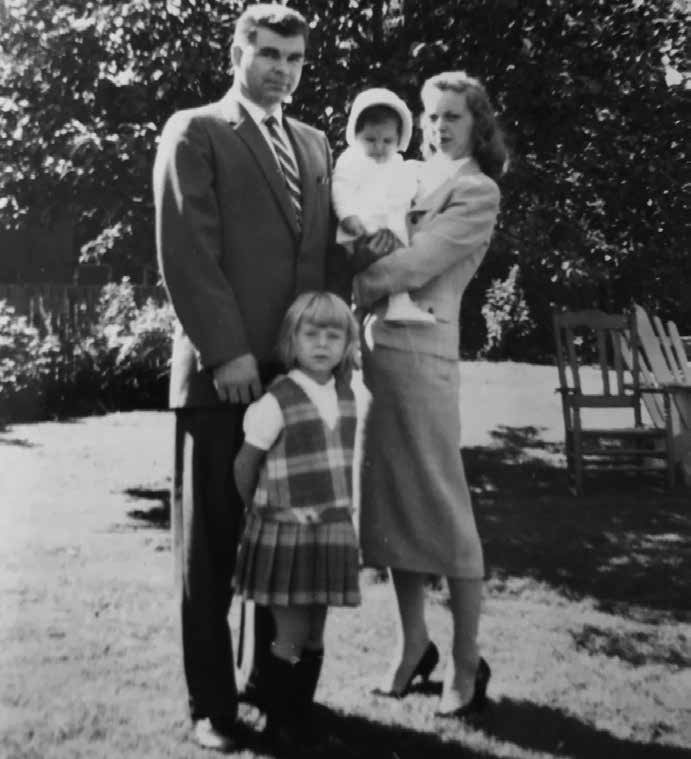 Family photo taken outside 124 Glenora Street on the day of my sister’s 1958 baptism. Photo Supply Rockburn Family